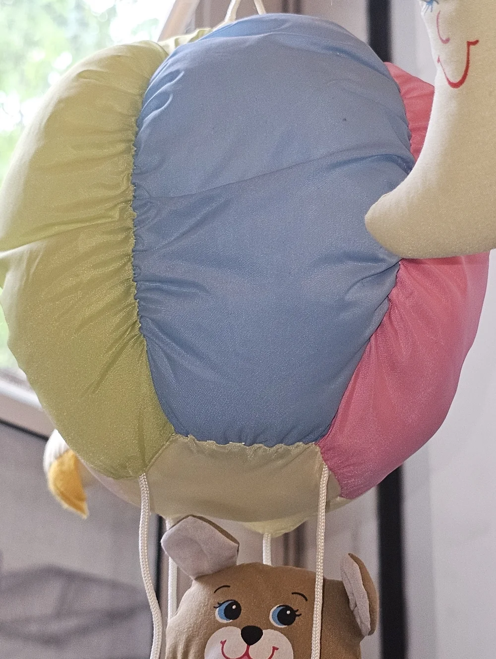 1980s Teddy‎ Celestial Crib Mobile Plush Music Box Working Pastels Century Japan